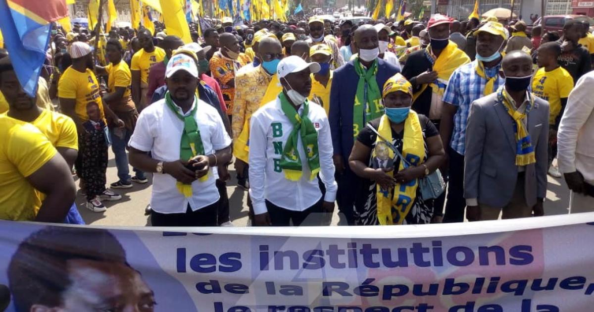 Marche du FCC au Sud-Kivu. Ph. ACTUALITE.CD.