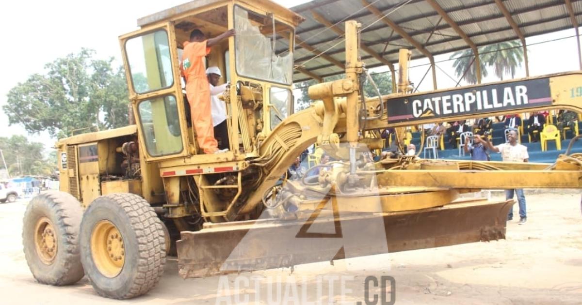  les travaux de réhabilitation de la voirie urbaine d'Inongo/Ph. ACTUALITE.CD