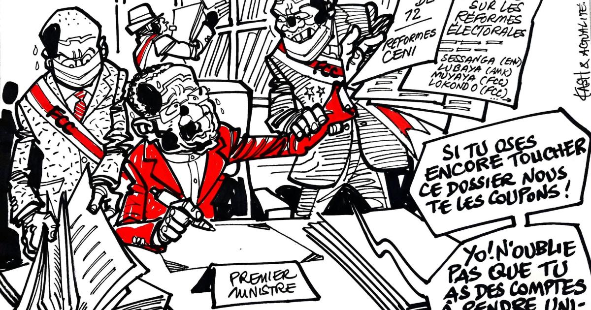 Les caricatures de ACTUALITE.CD sont réalisées par Kash.