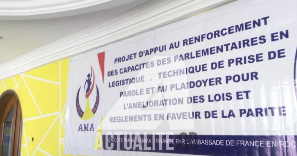RDC : Afia Mama a formé des parlementaires sur la prise de parole et la parité