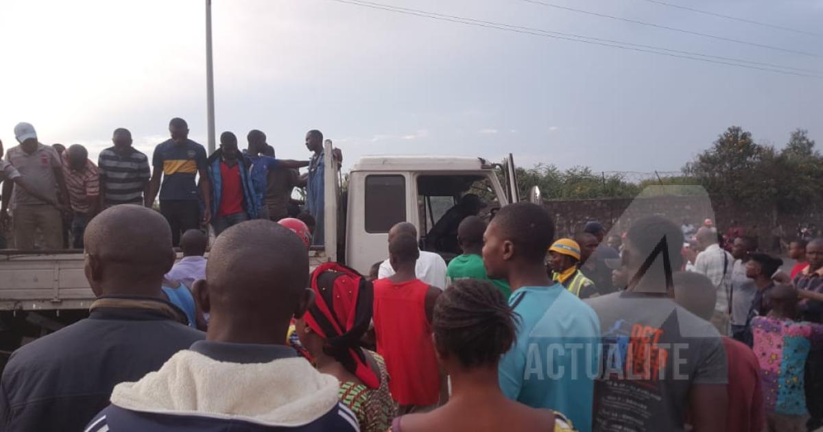 Illustration. Un camion accidenté à Goma/Ph Yvonne Kapinga