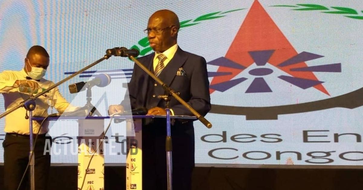 Albert Yuma, président de la FEC/ACTUALITE.CD 