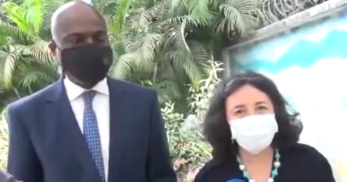 Leila Zerrougui et Martin Fayulu