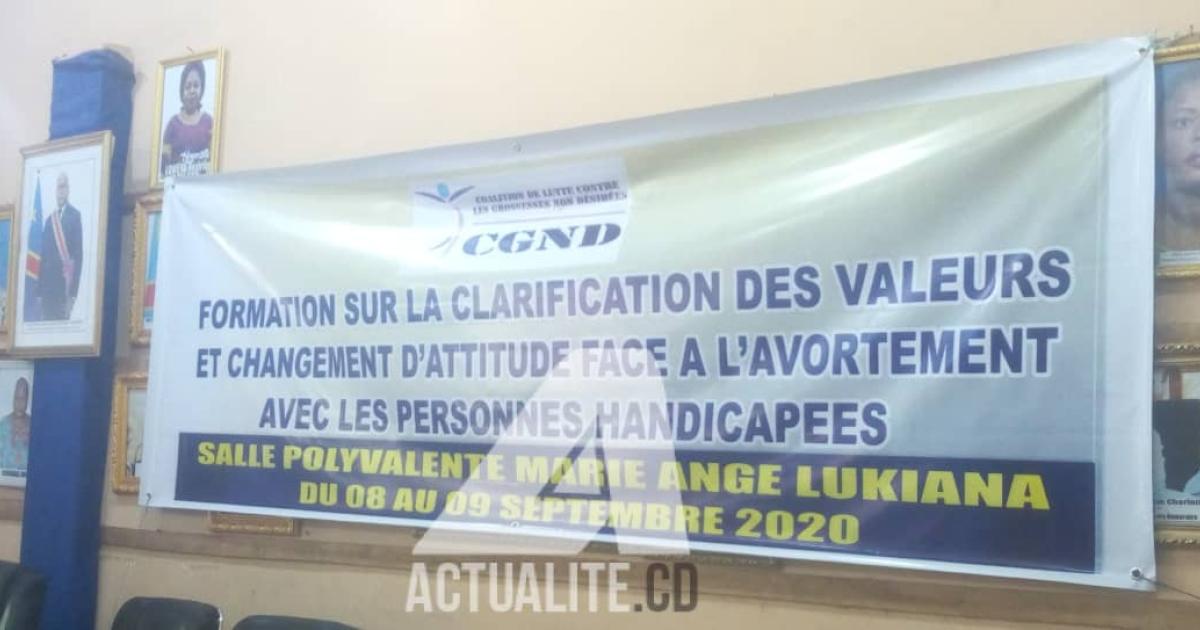 Protocole de Maputo : des personnes en situation de handicap formées à Kinshasa