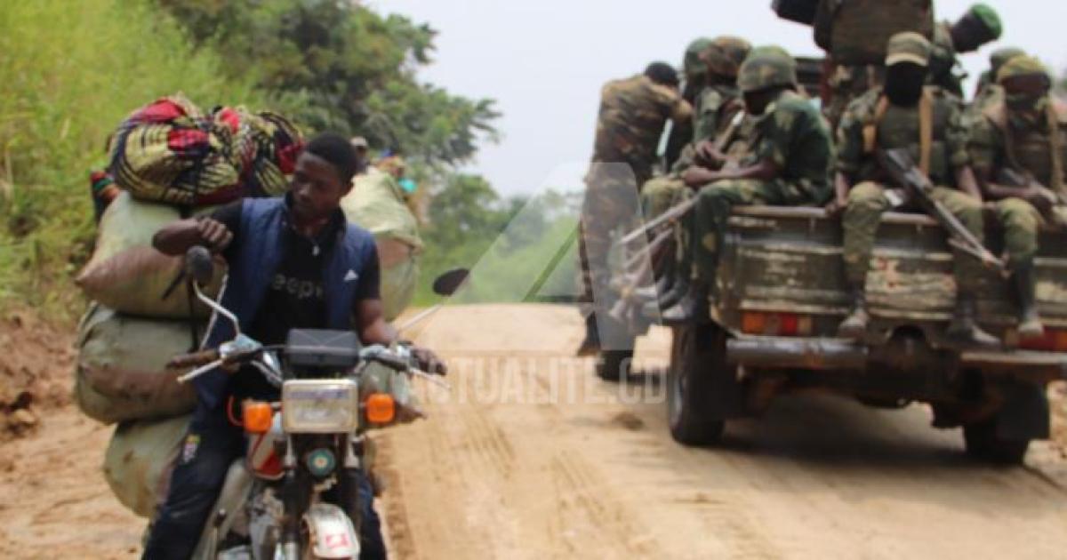 Des militaires FARDC au cours des opérations à Beni/Ph ACTUALITE.CD 