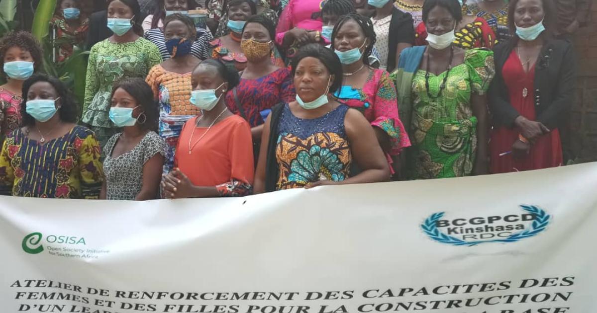 Les femmes en marge de l'atelier sur le leadership à Kananga/Ph ACTUALITE.CD