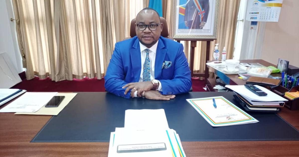 Didier Manzenga, ministre des transports. Ph. Droits tiers.