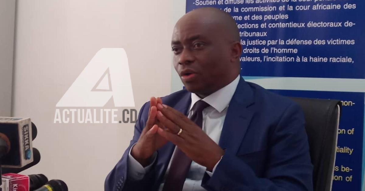 Georges Kapiamba, président de l'ACAJ/Ph ACTUALITE.CD
