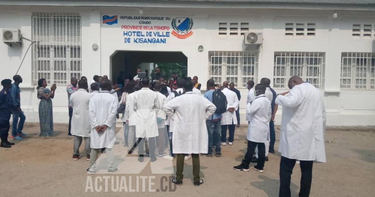Une manifestation des médecins de Kisangani/Ph ACTUALITE.CD
