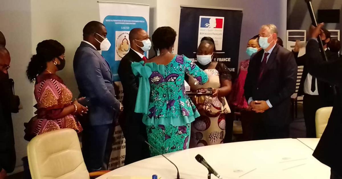Mabunda lors de la présentation du guide du parlementaire congolais/Ph ACTUALITE.CD 