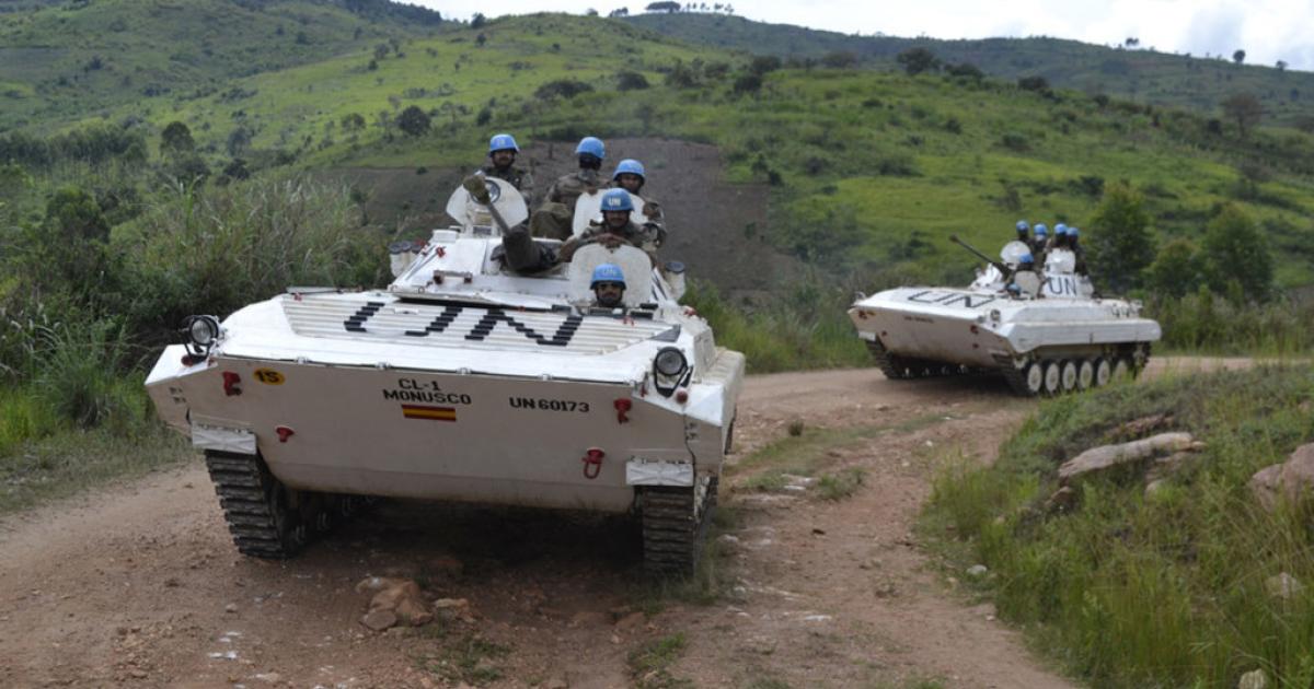 Des Casques bleus du bataillon indien de la MONUSCO à Birundule, dans la province du Nord-Kivu. Ph/droit tiers