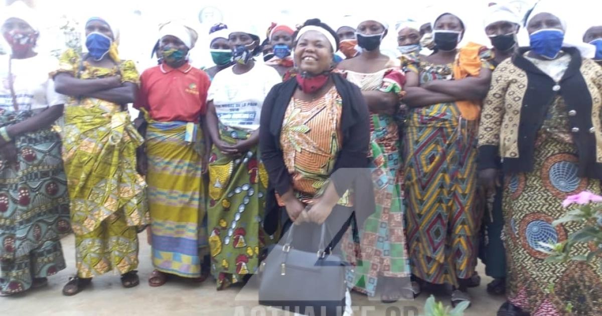 Les femmes rassemblées à l’hôpital Panzi pour dénoncer les menaces de mort contre Dr Denis Mukwege/Ph ACTUALITE.CD