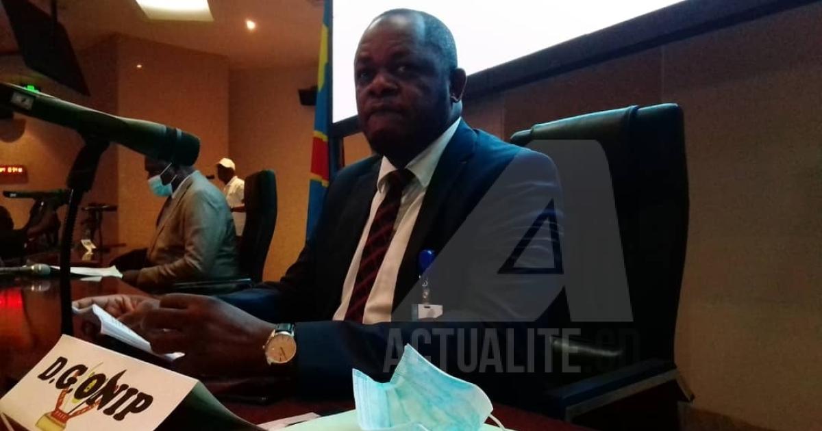 Richard Ilunga, DG de l'ONIP/Ph ACTUALITE.CD