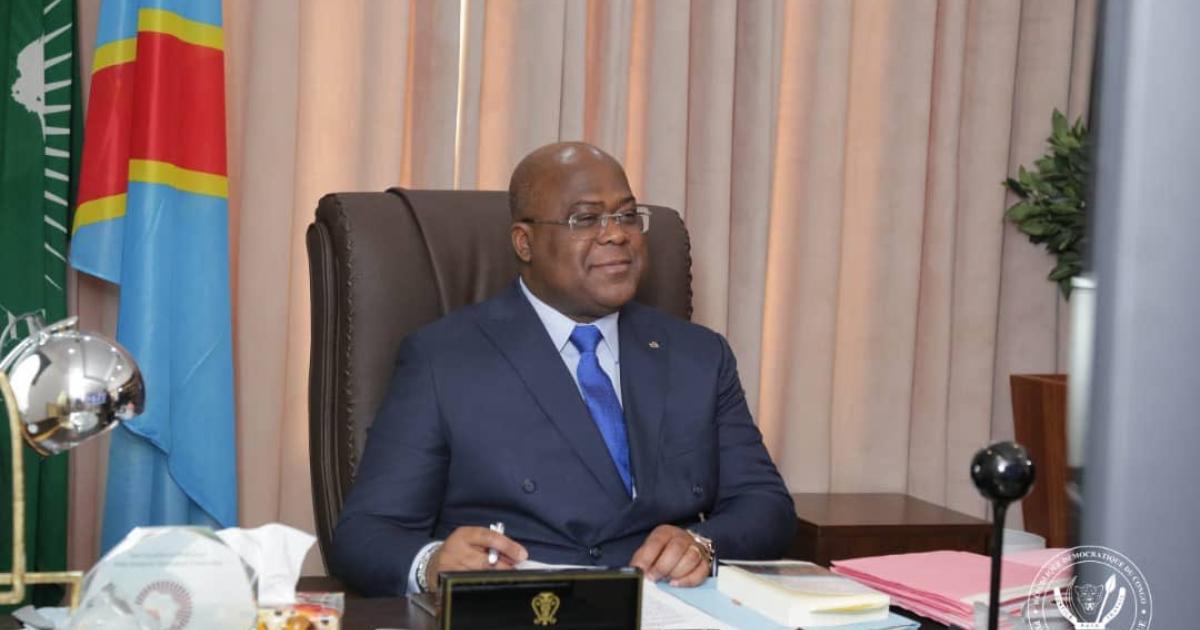 Le président de la république Félix Tshisekedi