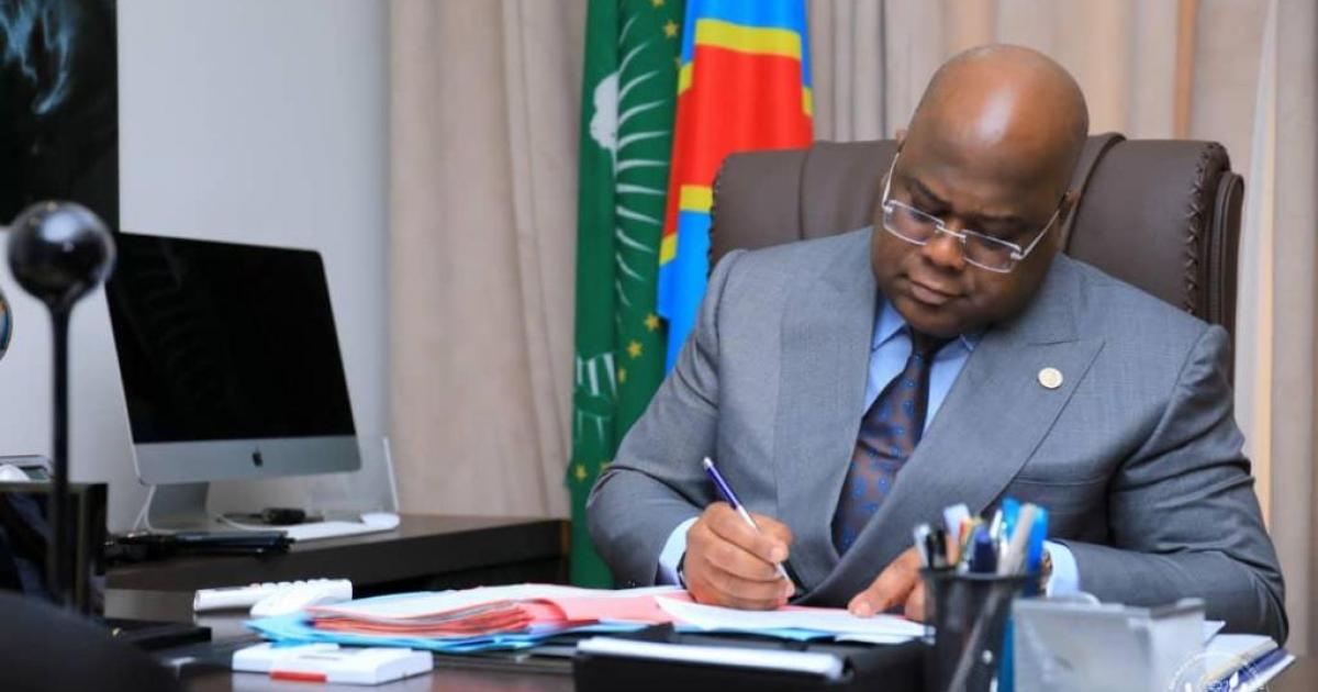 le Président de la République Félix Tshisekedi