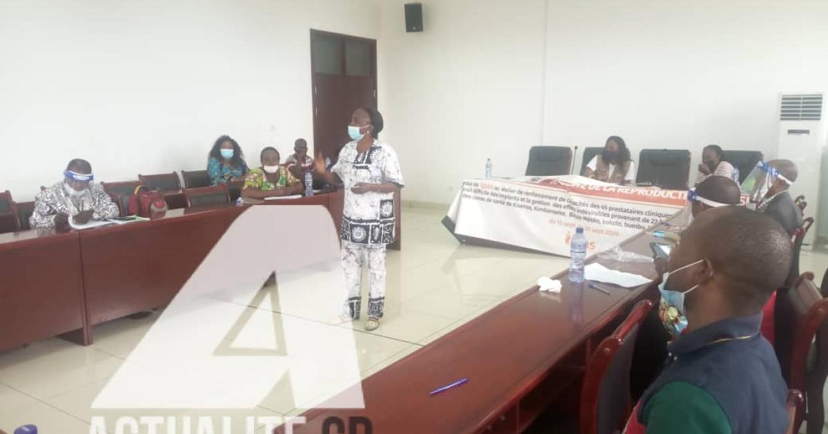 Kinshasa : 45 personnels de santé formés sur l'insertion correcte des stérilets 