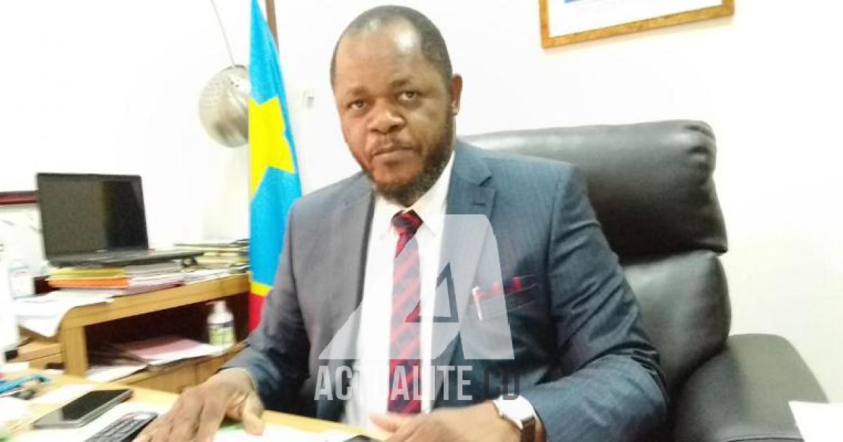 Richard Ilunga, DG de l'ONIP. Ph. ACTUALITE.CD.