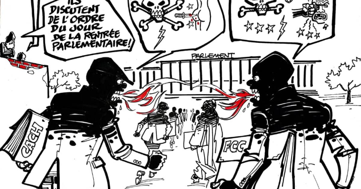 Les caricatures de ACTUALITE.CD sont réalisées par Kash.