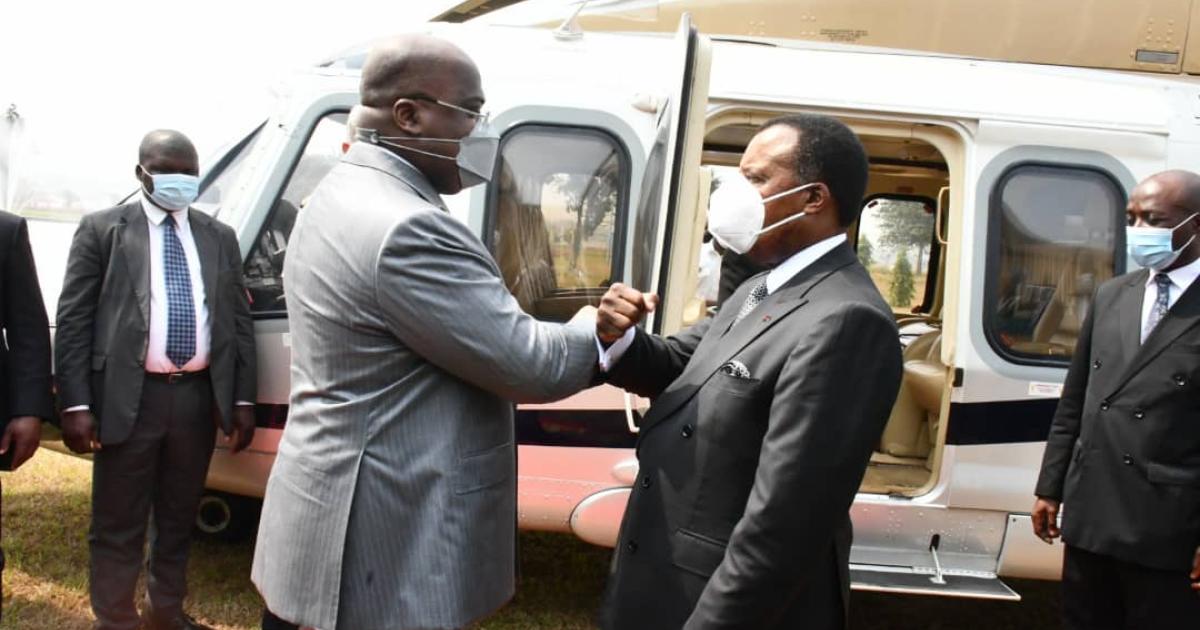 Félix Tshisekedi et Sassou Nguesso, PH. Présidence de la République 