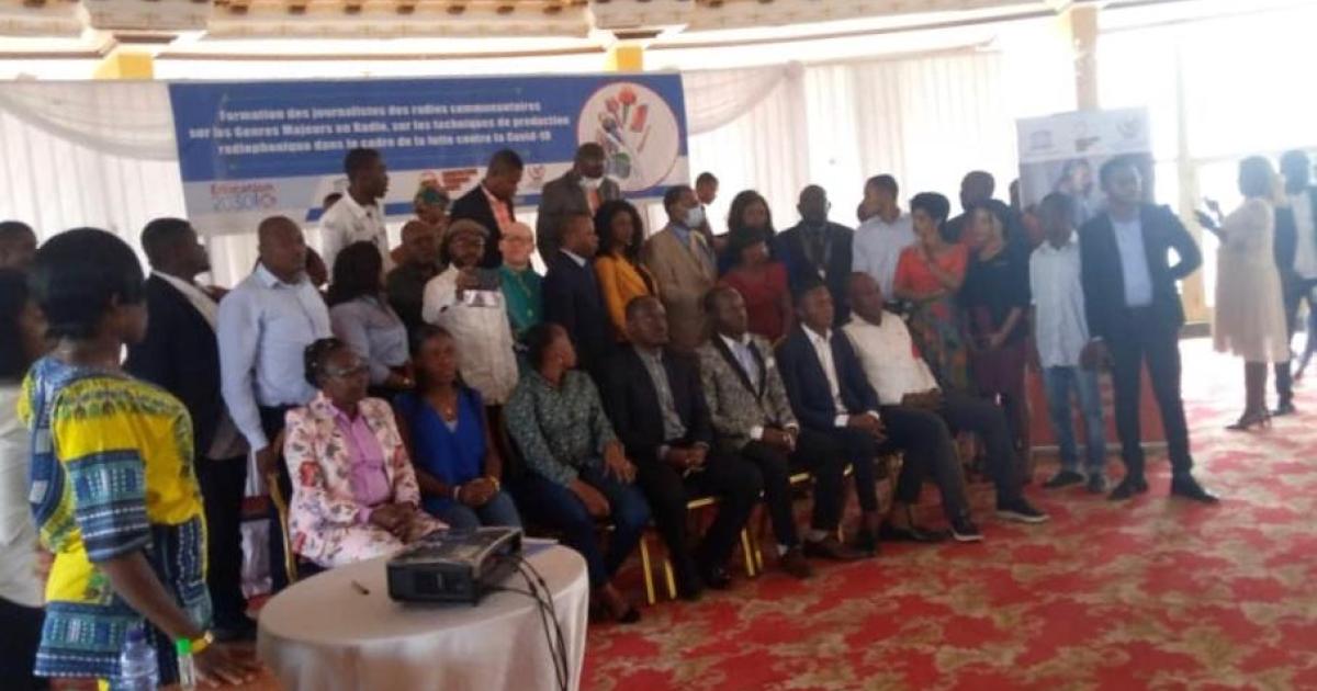 Clôture de l'atélier de l'UNESCO avec des journalistes des radios communautaires