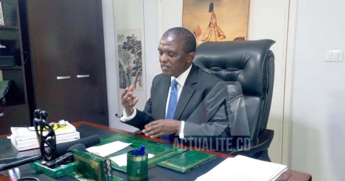Azarias Ruberwa, ministre d'Etat en de la décentralisation et réformes institutionnelles/Ph ACTUALITE.CD