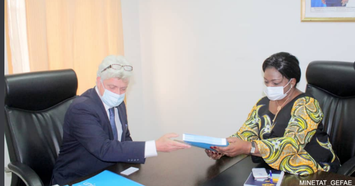 RDC : Béatrice Lomeya a discuté de la Convention des droits de l’Enfant avec Edouard Beigbeder
