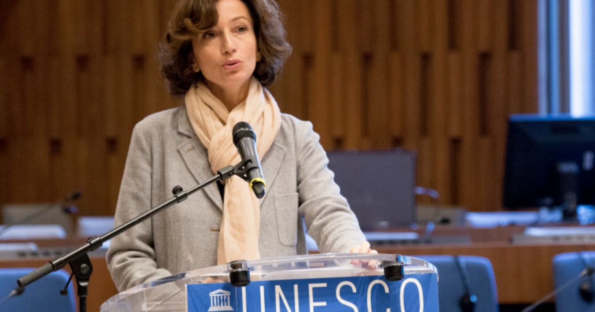 Audrey Azoulaf, DG de l'UNESCO/Ph droits tiers 