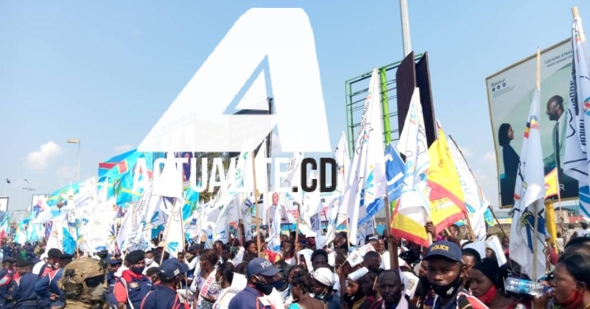 Les habitants de Goma en attente de Félix Tshisekedi à l'aéroport/Ph ACTUALITE.CD