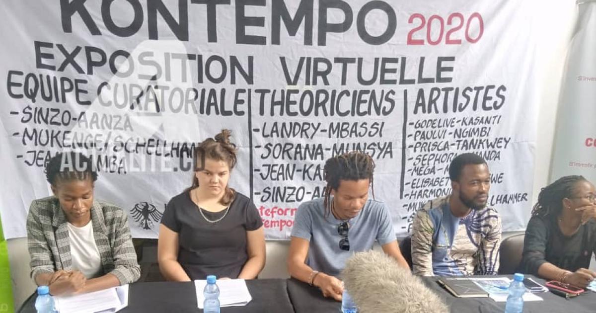Conférence de presse animée à Kinshasa par les organiseurs du Laboratoire Kontempo/Ph. ACTUALITE.CD