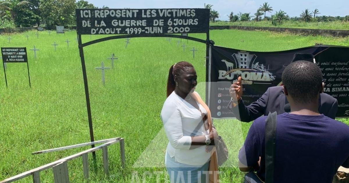 Les tombes des victimes de la guerre de six jours à Kisangani/Ph ACTUALITE.CD