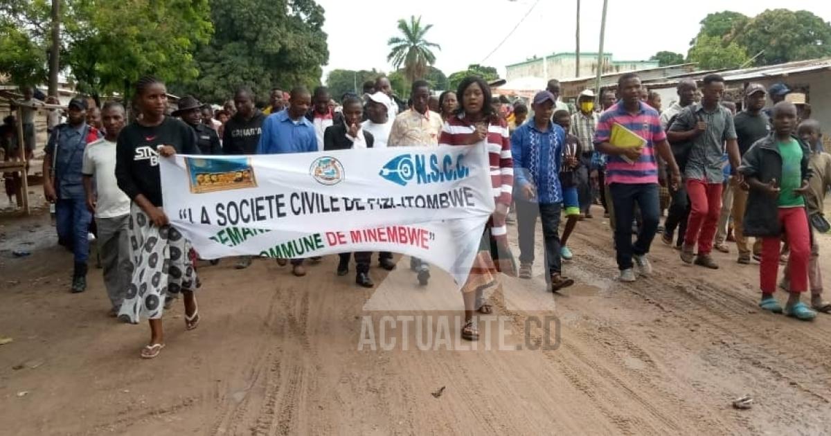 Marche à Baraka contre l'érection de Minembwe en commune/Ph ACTUALITE.CD