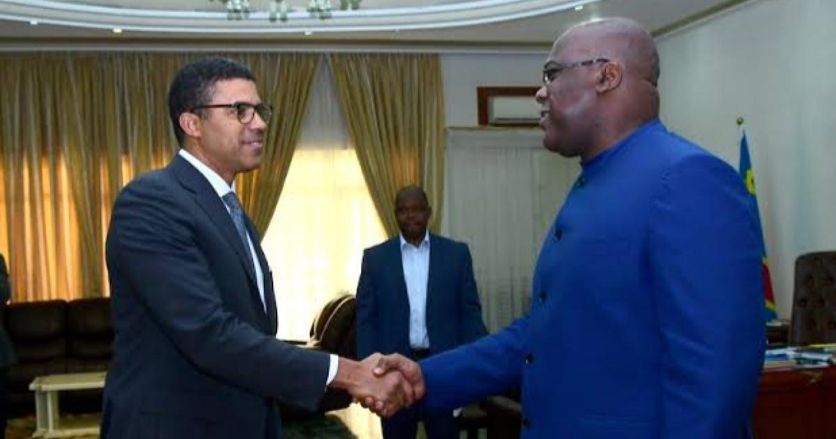 Sindika Dokolo et Félix Tshisekedi