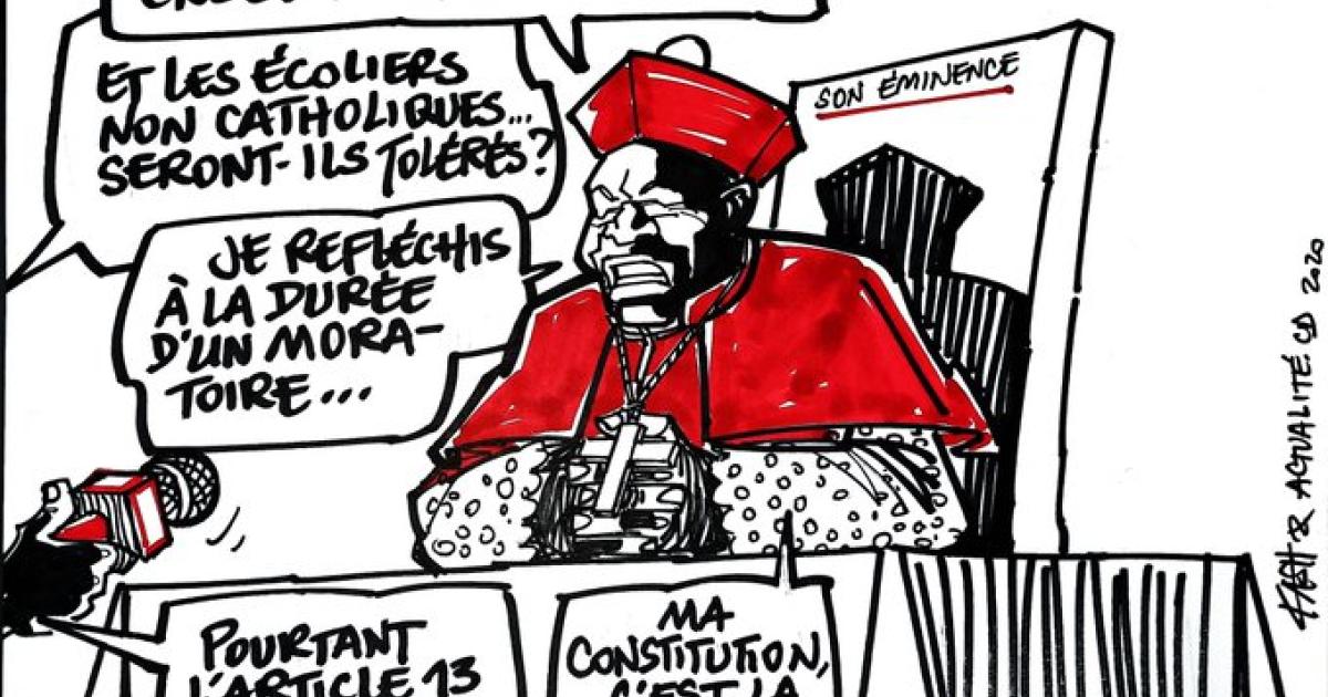 Caricature par Kash/ACTUALITE.CD