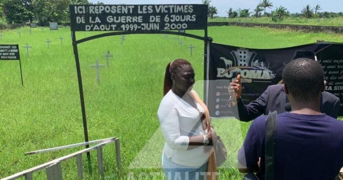 Les tombes des victimes de la guerre de six jours à Kisangani/Ph ACTUALITE.CD