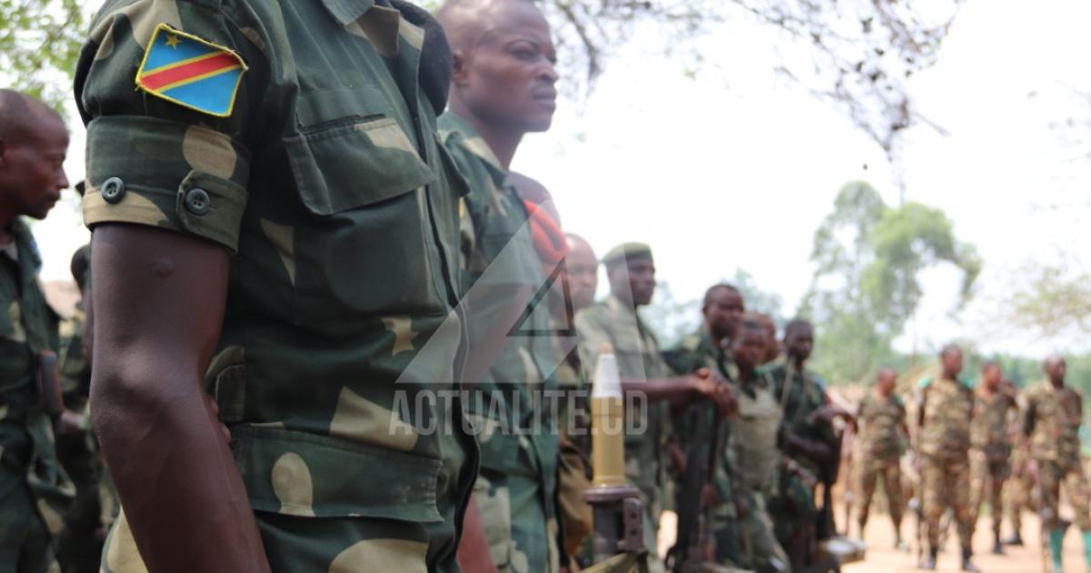 Les FARDC en opération à Beni. Ph. ACTUALITE.CD