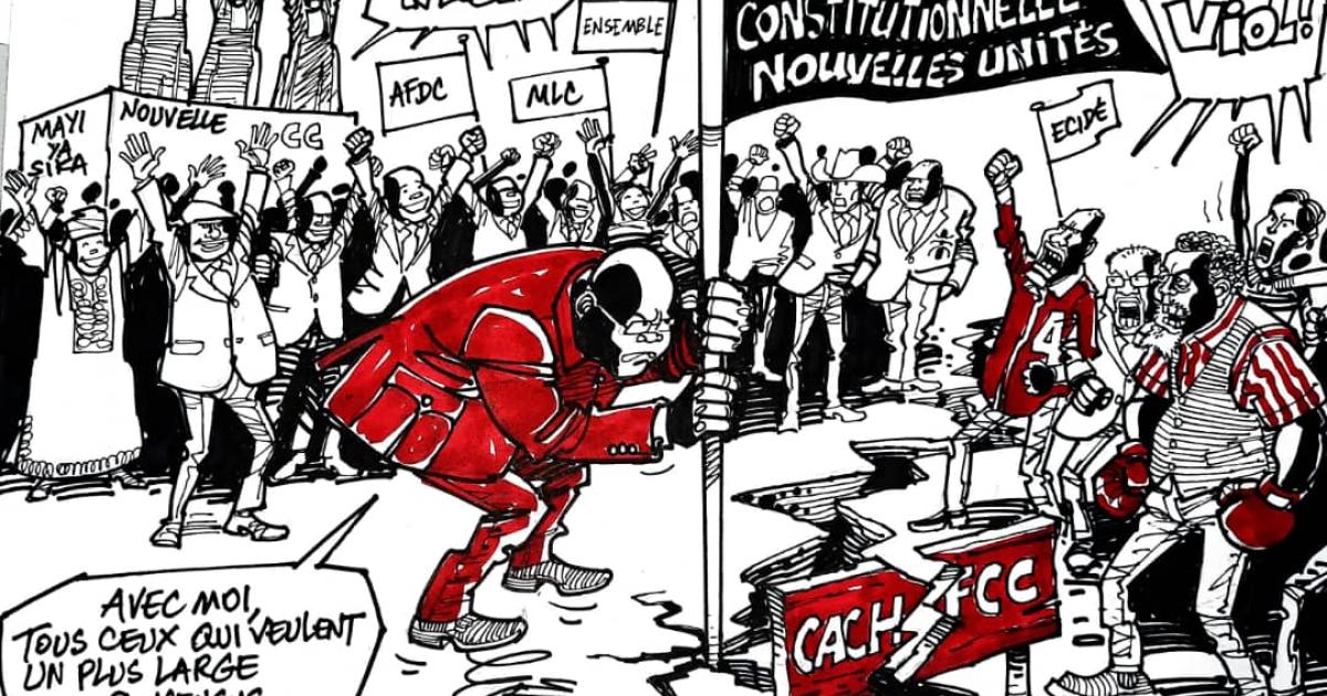 Les caricatures de ACTUALITE.CD sont réalisées par Kash.