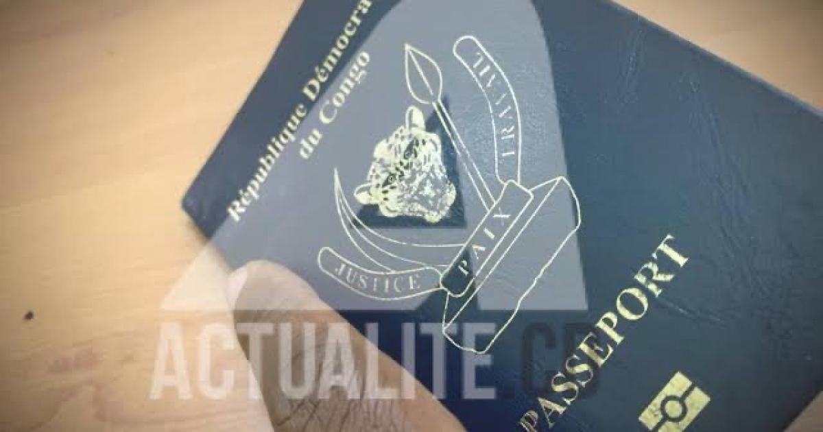 Passeport congolais en vigueur. Ph. ACTUALITE.CD