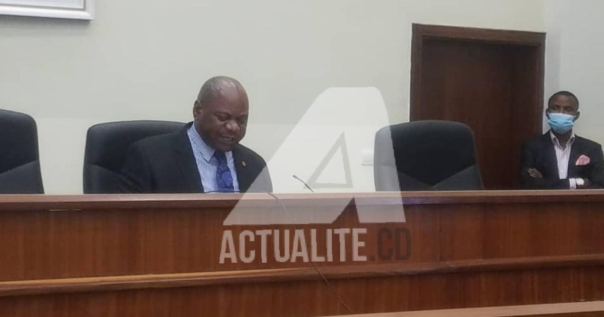 Le juge rendant le verdict au Conseil d'Etat dans l'affaire opposant le député Puela et le bureau de l'Assemblée nationale/Ph ACTUALITE.CD