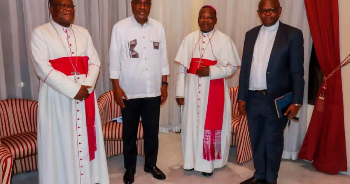 Martin Fayulu et la délégation de la CENCO/Ph. droits tiers 