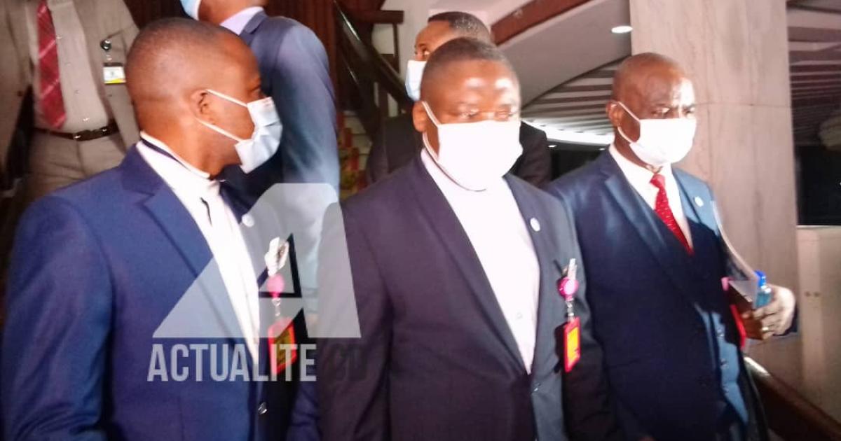 La délégation du SYNAMED après rencontre avec le Président de la République/Ph. ACTUALITE.CD