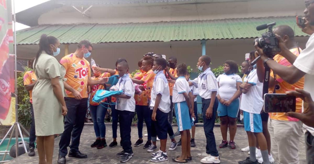 La Bracongo en visite au Complexe scolaire Les Mickey