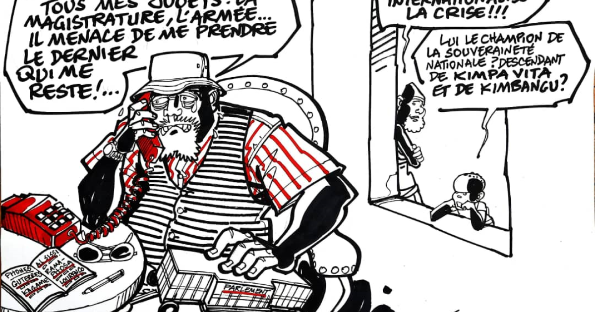 Caricature par Kash/ACTUALITE.CD