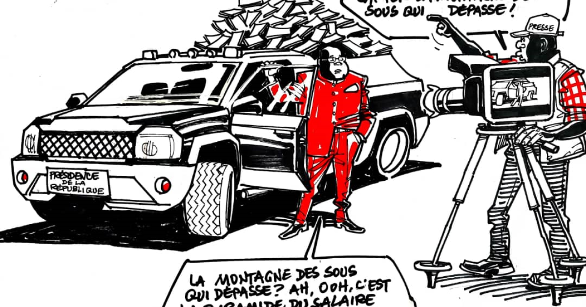 Caricature par Kash/ACTUALITE.CD