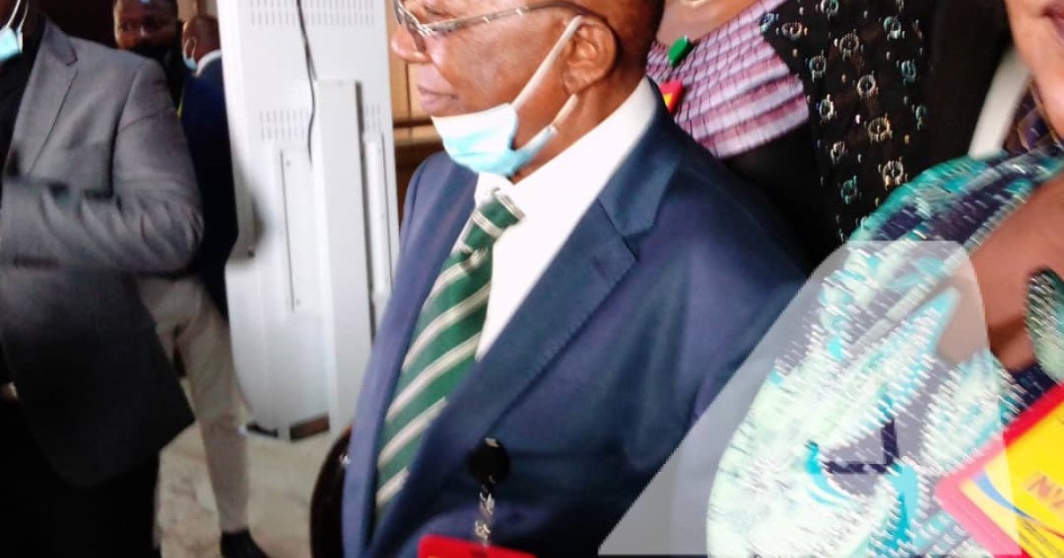Gabriel Kyungu wa Kumwanza après consultations au Palais de la Nation/Ph ACTUALITE.CD