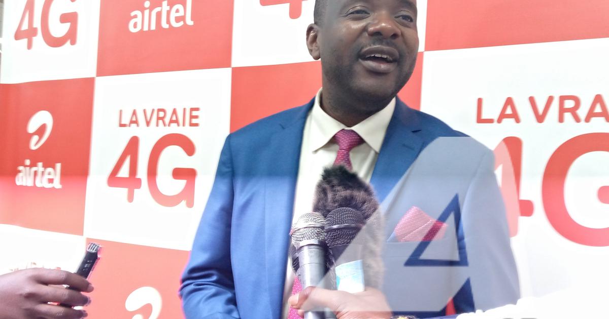 Thierry Diasonama, DG d'Airtel Congo. Ph. ACTUALITE.CD