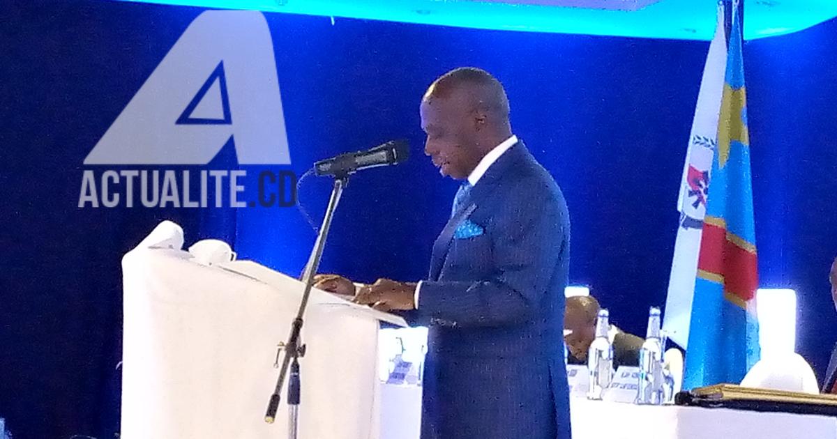 Albert Yuma, président national de la FEC. Ph. ACTUALITE.CD