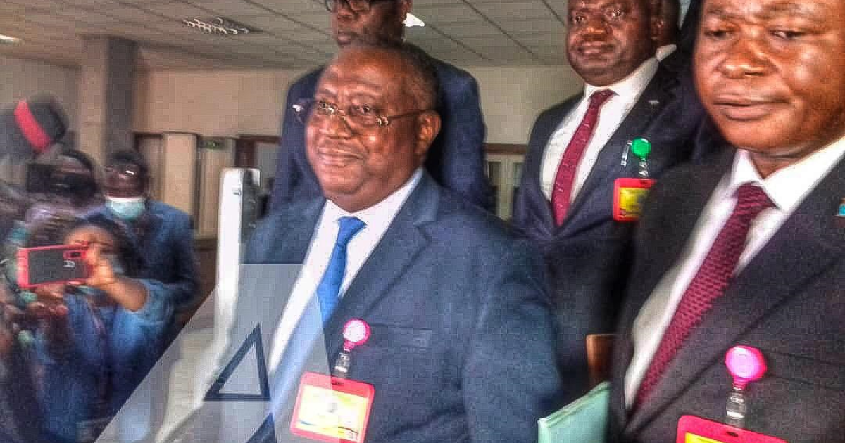 Richard Muyej Mangez Mans, gouverneur de Lualaba après consultations au Palais de la Nation/Ph ACTUALITE.CD