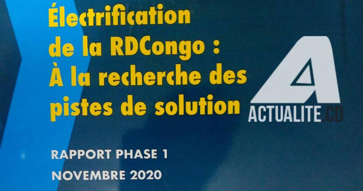 RDC : l’ONG Resource Matters a organisé une matinée avec un panel d’experts pour réfléchir sur les meilleures pistes d’électrification du pays