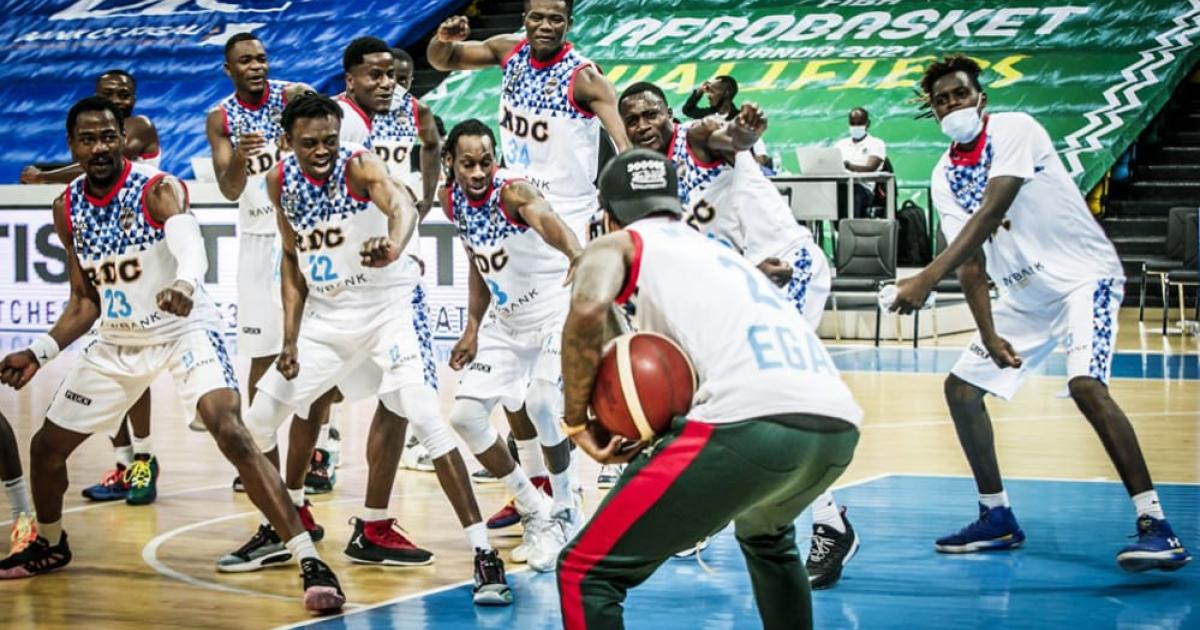 Les Léopards Basketball face à Madagascar. PH/Droits tiers.
