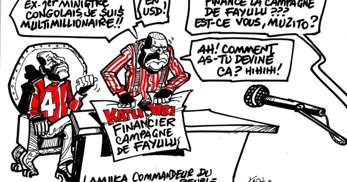 Les caricatures de ACTUALITE.CD sont réalisées par Kash.